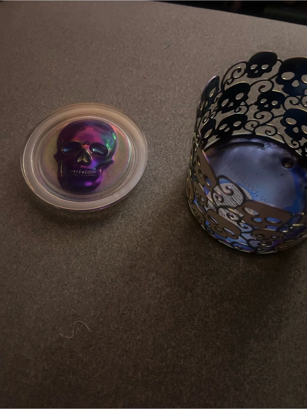 Bath and Body Works large candle holder and cover